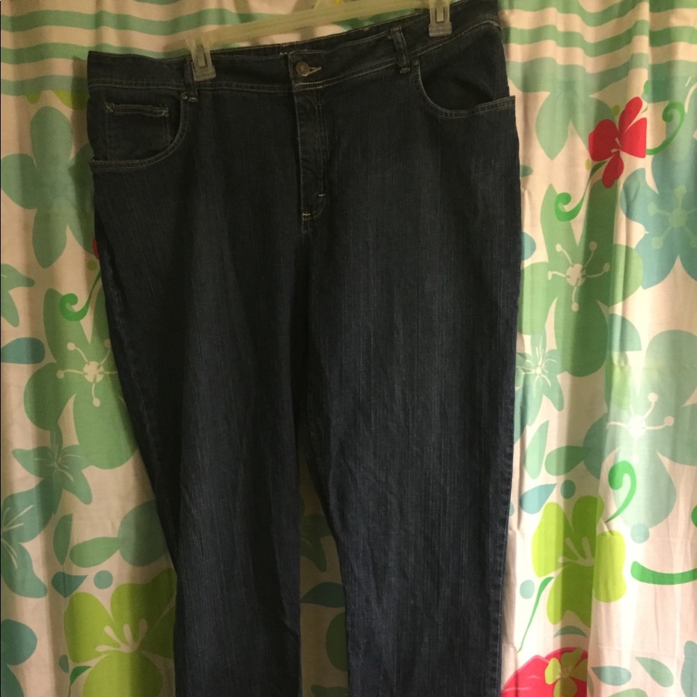 Straight leg jeans long